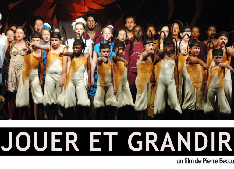 affiche "jouer er grandir" de pierre beccu